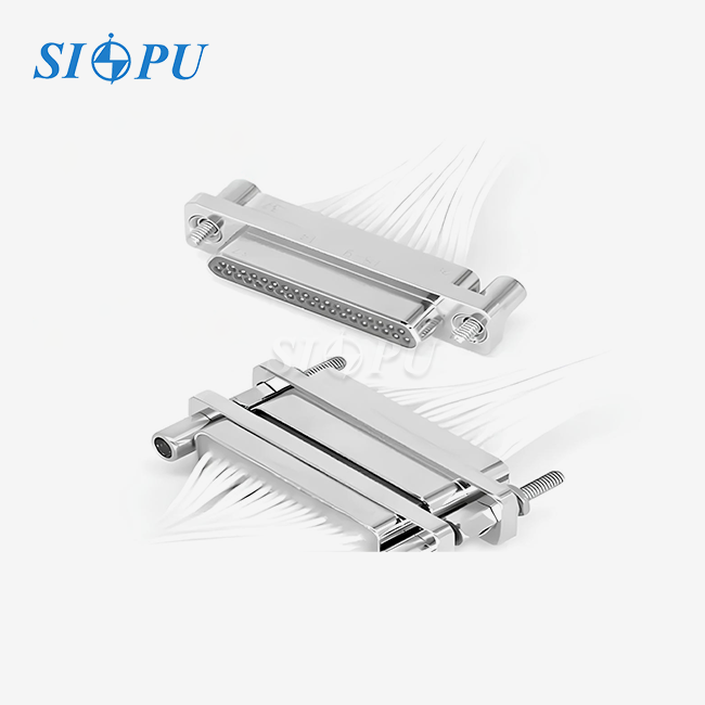 J30J Male Connector 9-Pin Rectangular Crimp